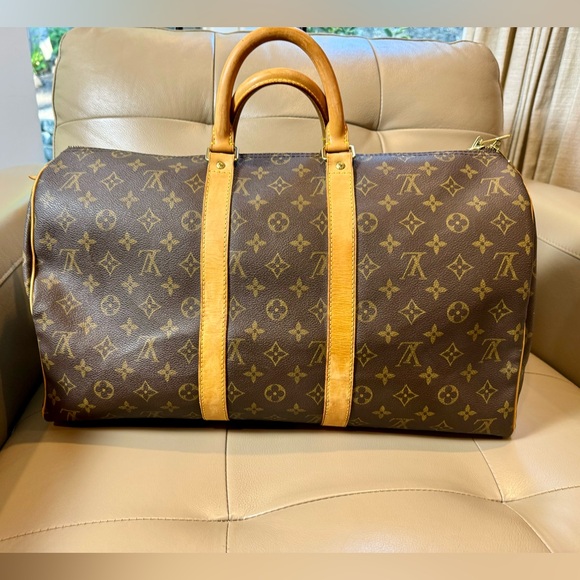 Louis Vuitton Monogram Keepall Travel bag size 45 - Picture 3 of 16